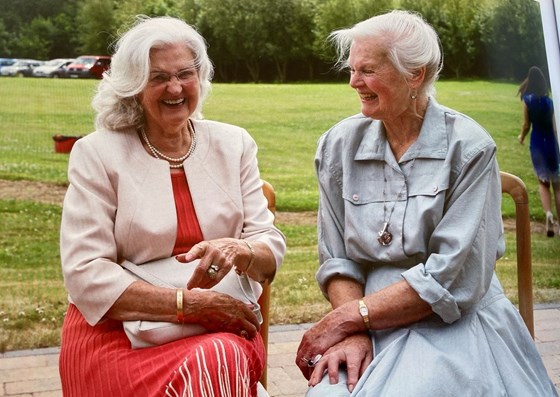 Loving sisters Joan and Margaret