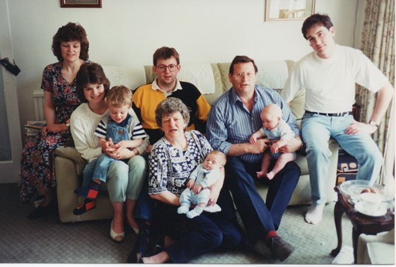 Pat and the family - 1995