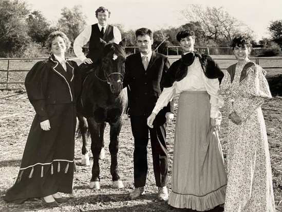 Jean and Viv “On the Razzle” with Anne, Colin and Lesley in Witham Dramatic Club’s production, November 1991. 