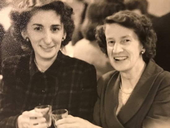 1940s Joyce with her mother, Edna