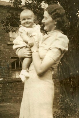 with Mum, Betty