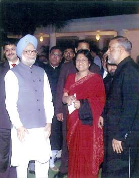 with PM Manmohan Singh & Dr Narendra Jadhav