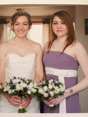 10 years ago today, you were by my side. And I even got you to wear purple! XX