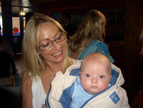 Christopher with his mummy. x