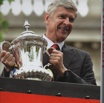 Mum's Hero -  Arsene Wenger who in Mum's opinion could no wrong at Arsenal 