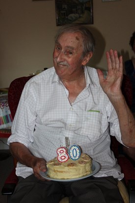 The Father on his 80th birthday