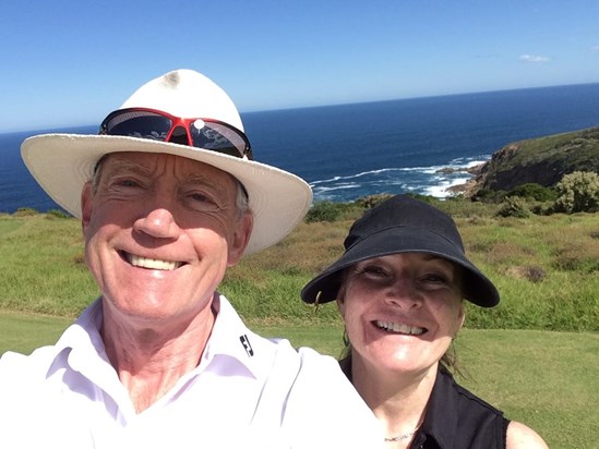 Mum and Dad golfing 