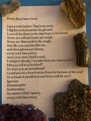 Every rock…