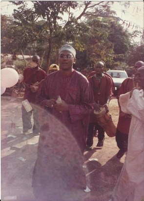 Emeka @ a Trad. wedding 2001