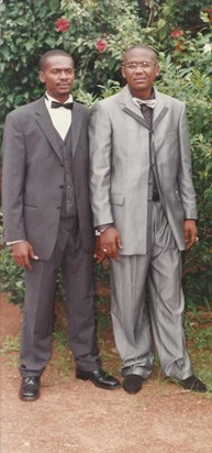Emeka and Ugo @ a wedding in Enugu