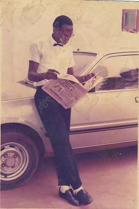 Emeka during his college days