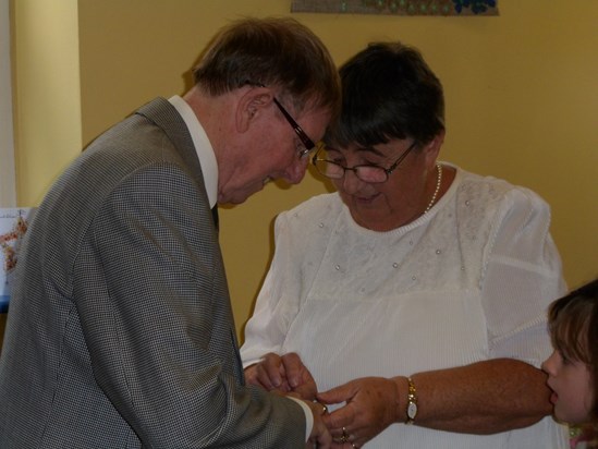 Our 50th Wedding Anniversary renewing our vows