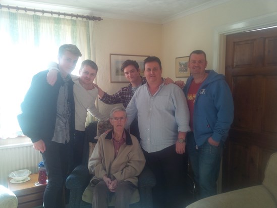 Goodbye & RIP our loving Dad & Grandad, with love from all your boys