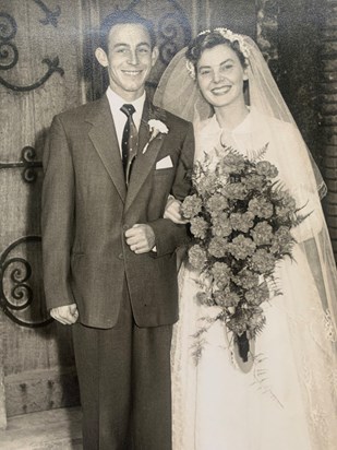 Wedding day 1957
