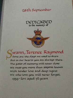 From my Remembrance book