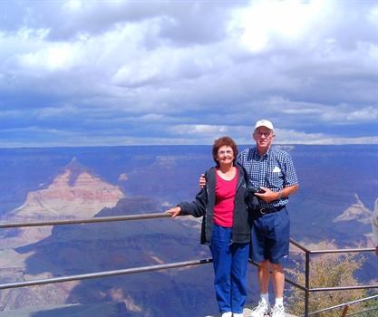 mom and dad, grand canyon 