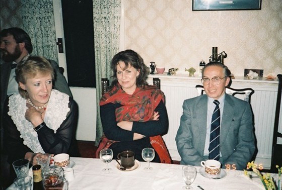 1985 - John and Lesley on Burns Night