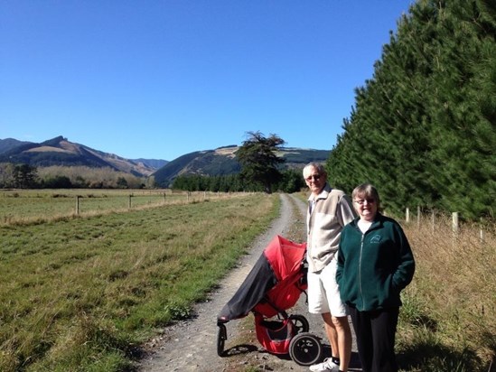 Grandma and Granda in Wairarapa, New Zealand 