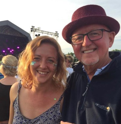 One of my favourite pictures. Me and Dad at Love Supreme 2019. We went to this festival every single year and always had the best time! 