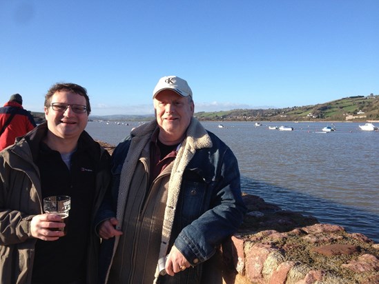 Jim and Paul, Shaldon, Devon 2013