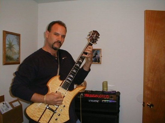 When Kevin was up in life he loved his guitar.  Lynnwood, Wa when things were pretty darn good 4 Kev