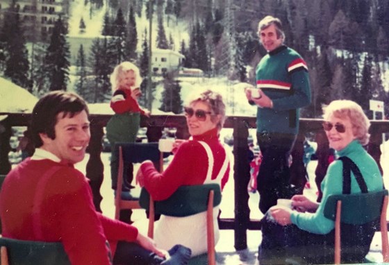 Skiing in Foppolo 1982