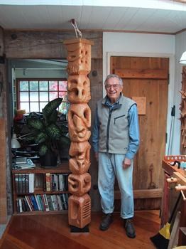 Jack with a tall "totem"