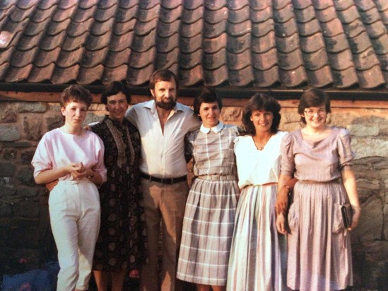 The Bateman family  July 1984