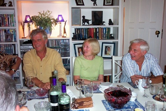 So lovely to share my 60th birthday celebrations with Barry and Marilynn September 2004