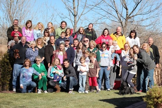 Thank you for generously hosting this huge family for Thanksgiving year after year!