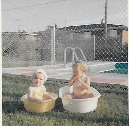 Sitting in buckets!