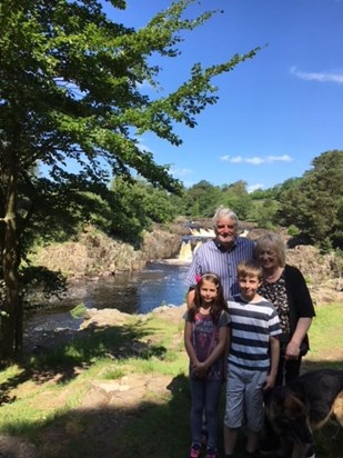  At High Force in the sun