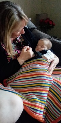 Cuddles with Auntie Chris x