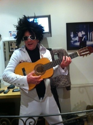 Terry as Elvis in Brighton