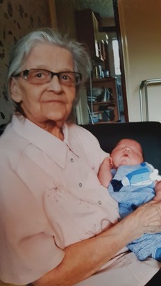 Nana  with her great grandson 