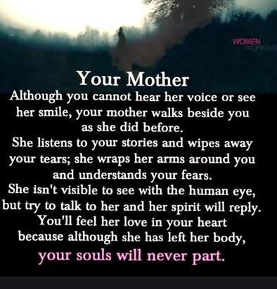 Always in my heart. Love you so much mum.????