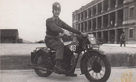 Army despatch riding in the 1950's 