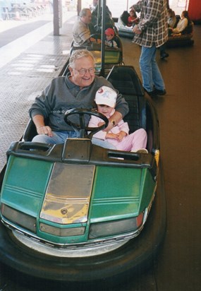 L plates Needed; Alan and his Granddaughter Emily  