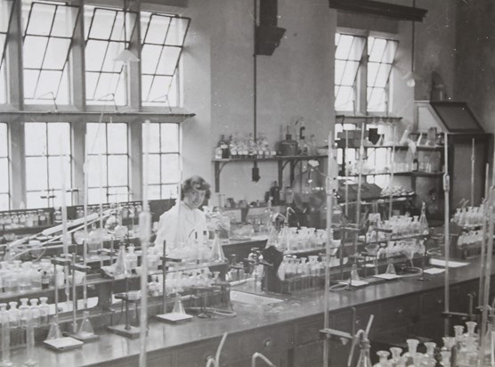 Norma at work as a Laboratory Scientist