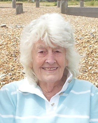Granny at Pett Level Beach