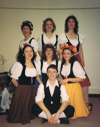 BMSD group as villagers in Wesley panto