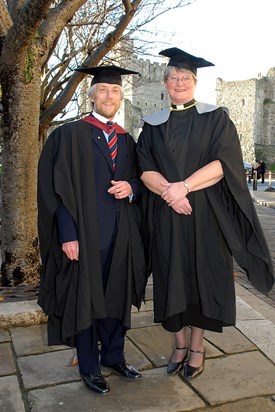 Mark Rees at his Graduation in Theological Studies, 2007