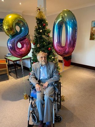 Mark Rees on his 80th birthday