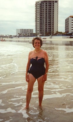 Mum at Daytona Beach