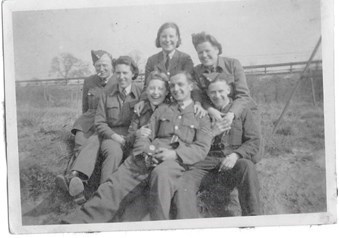 Gatwick Summer 1942 - Harry sitting bottom right