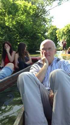 Summertime punting in Oxford. 