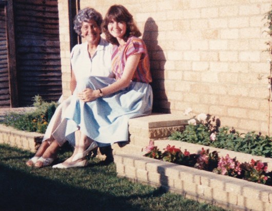 Joan with daughter-in-law Lynne