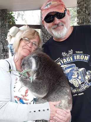 Debbie with cousin Steve and friend xx