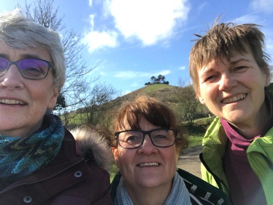 Colmers Hill with Wendy & Ellen.