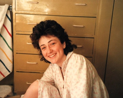 While in uni halls at Imperial College, 1986